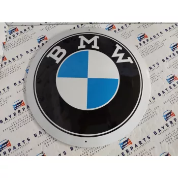 BMW fém kör tábla - fémplakát  fém (35cm)