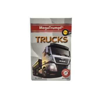 Trucks - kamion autós kvartett kártya autóskártya