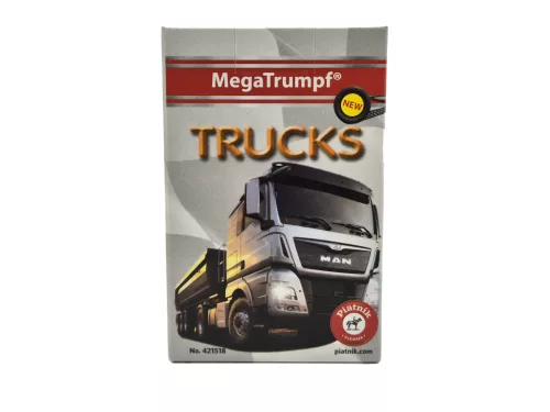 Trucks - kamion autós kvartett kártya autóskártya
