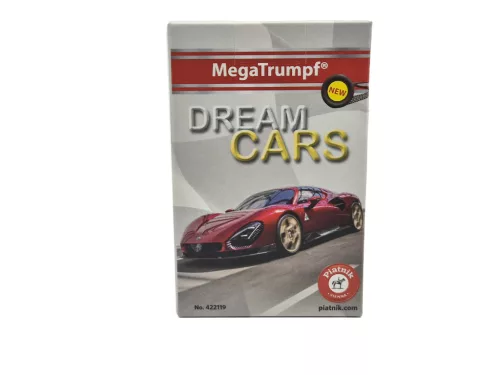 Dream Cars - álomautók - autós kvartett kártya autóskártya