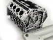 V8 motor motorblokk asztali tolltartó / névjegytartó dísz