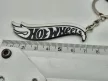 Hot Wheels - fehér logó kulcstartó