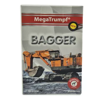   Bagger / bányagép / munkagép - autós kvartett kártya autóskártya 
