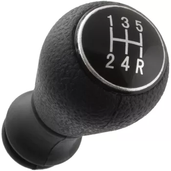   Peugeot 207 sebességváltó gombfej FEKETE + SILVER RAJZOLAT