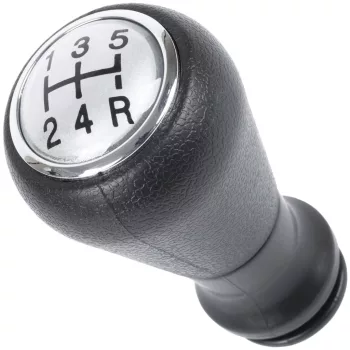  Peugeot 206 sebességváltó gomb SILVER + FEKETE 5 SEBESSÉGES KAPCSOLÁSI RAJZZAL