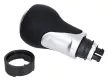 Audi A3 8L 96-03 sebességváltó gombfej S-LINE FEKETE + SILVER 5 SEBESSÉGES (R fent)