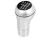 BMW E39 E46 E53 E60 E61 E81 E82 E83 E85 E87 E90 E91 E92 E93 sebességváltó gomb SILVER+CHROM 6 SEBESSÉGES