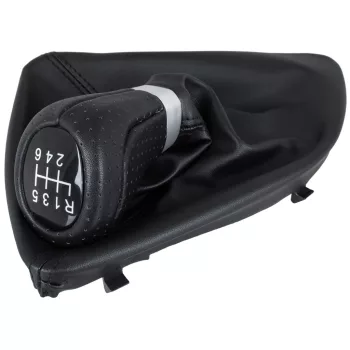   BMW 1 E81 07-11 sebességváltó kapcsológomb FEKETE 6 SEBESSÉG + GUMIHARMONIKA