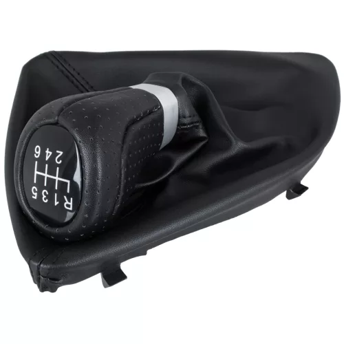 BMW 1 E81 07-11 sebességváltó kapcsológomb FEKETE 6 SEBESSÉG + GUMIHARMONIKA