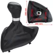 BMW 1 E87 04-07 sebességváltó gombja FEKETE 6 SEBESSÉG + GUMIHARMONIKA