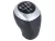 Hyundai i20 07-12 sebességváltó gombja FEKETE + SILVER 5 SEBESSÉG