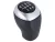 Hyundai i20 07-12 sebességváltó gombfej FEKETE + SILVER 6 SEBESSÉG