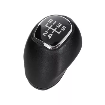   Kia Venga 09-15 sebességváltó gombfej FEKETE BŐR 5 SEBESSÉGES
