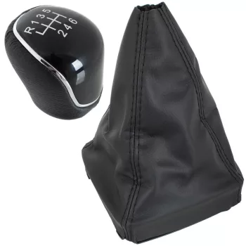  Ford Mondeo IV 07-15 6 sebességes váltógomb + sebességváltó kar védőgumi harang 2 db KOMPLETT