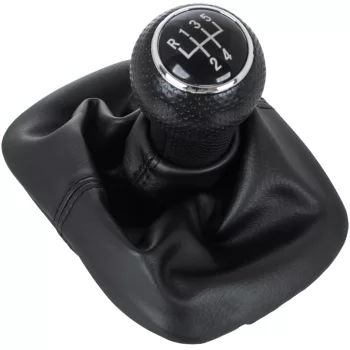   VW Lupo 98-05 sebességváltó gomb FEKETE + MANDULA (SZOKNYA) 12 MM FURAT
