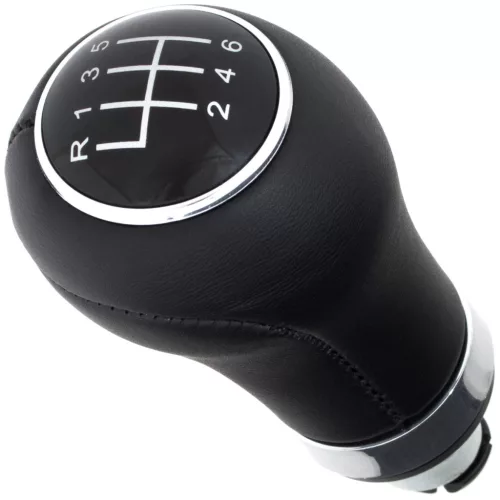 Audi Seat Skoda VW sebességváltó gombfej FEKETE + KRÓM 6 SEBESSÉG