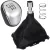Ford Focus Mk3 11-14 sebességváltó gomb FEKETE EKOBŐR + SILVER + gumiharmonika kerettel, 6 SEBESSÉGES