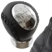 Mazda 6 GG/GY 02-08 váltógomb FEKETE BŐR 5 SEBESSÉG 12 MM + váltózsák + keret 2 db KPL