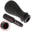 Peugeot 207 sebességváltó gombfej SÉMA KRÓM + adapter / átalakító a sebváltókar rúdjához, gombfej 2 db KOMPLETT