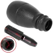 Peugeot Partner I 96-07 sebességváltó gombfej KRÓM 5 SEBESSÉGES + adapter / átalakító a sebességváltó karhoz, rúdhoz, gombfejhez 2 db KOMPLETT