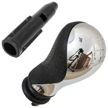   Citroen C5 I 01-08 sebességváltó gombfej BEPATTINTHATÓ + adapter / átalakító a sebváltókar szárához, gombfejhez 2 db KOMPLETT