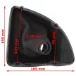 BMW 1 E81 E82 E87 E88 04-13 sebességváltó gumiharmonika FEKETE + kerettel