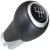 Mazda 3 III 13-18 sebességváltó gomb FEKETE + SILVER 5 SEBESSÉGES