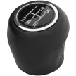 Fiat Grande Punto 05-13 váltógomb FEKETE 5 SEBESSÉGES + váltókar porvédő harang FEKETE + keret FEKETE 2 db KPL