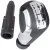 Peugeot 207 208 307 308 3008 508 408 sebességváltó gombfej FEKETE + KRÓM 5 SEBESSÉGES + adapter / átalakító a sebességváltó karhoz, gombfejhez 2 db KOMPLETT