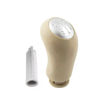   Renault Clio III 05-09 sebességváltó gombfej BÉZS + ADAPTER