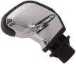 Peugeot 206 207 301 307 308 408 508 2008 3008 sebességváltó gomb 5 SEBESSÉG KRÓM FEKETE BURKOLATTAL és ezüst mintával + ADAPTER