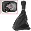 VW Golf IV 98-05 sebességváltó gombfej FEKETE + PORVÉDŐ HARMONIKA