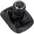 VW Golf IV 98-05 sebességváltó gombfej FEKETE + MANDULA 12 MM FURATTAL