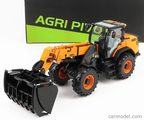 DIECI  T90 PLUS AGRI PIVOT RUSPA GOMMATA 2010 - TRACTOR SCRAPER  YELLOW BLACK