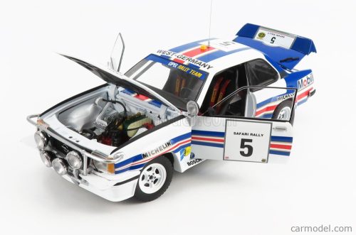 OPEL  ASCONA 400 (night version) N 5 RALLY SAFARI 1982 W.ROHRL - C.GEISTDORFER  WHITE BLUE RED