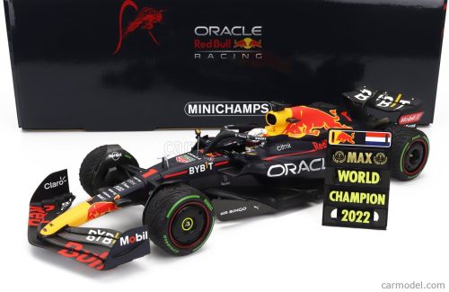 RED BULL F1 RB18 TEAM ORACLE RED BULL RACING N 1 WORLD CHAMPION WINNER JAPAN GP WITH PIT BOARD 2022 MAX VERSTAPPEN