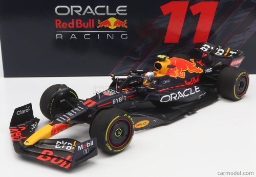 RED BULL  F1  RB18 TEAM ORACLE RED BULL RACING N 11 POLE POSITION SAUDI ARABIA GP 2022 SERGIO PEREZ  MATT BLUE YELLOW RED