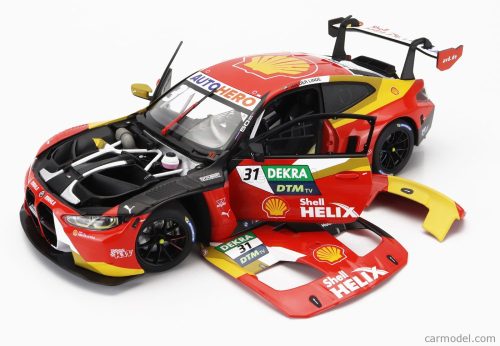 BMW  4-SERIES M4 GT3 TEAM SCHUBERT MOTORSPORT N 31 WINNER DTM HOCKENHEIM CHAMPION 2022 SHELDON VAN DER LINDE  RED BLACK YELLOW