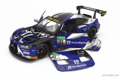 BMW  4-SERIES M4 GT3 TEAM SCHUBERT MOTORSPORT N 33 SEASON DTM 2023 RENE RAST  BLUE BLACK