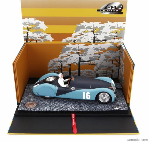 BUGATTI  F1  TYPE 57S 45 N 16 A.C.F. GP 1937 PIERRE WIMILLE  2 TONE MATT BLUE