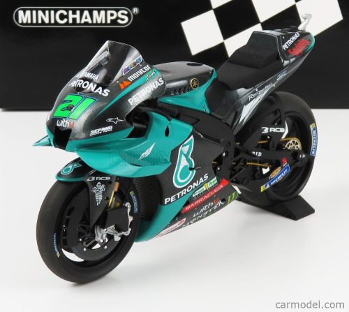 YAMAHA  YZR-M1 TEAM PETRONAS YAMAHA SRT N 21 MOTOGP SEASON 2021 FRANCO MORBIDELLI  BLACK GREEN