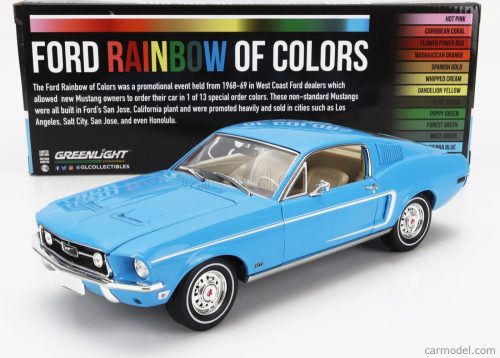 FORD USA - MUSTANG FASTBACK COUPE 1968 - FORD RAINBOW OF COLORS