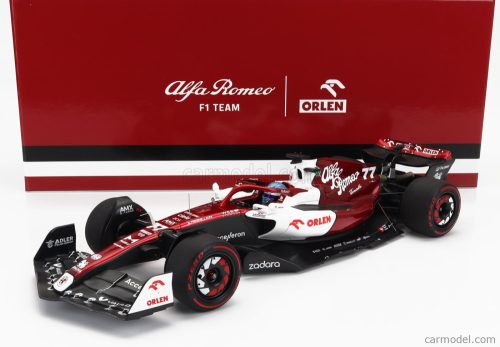 ALFA ROMEO  F1  C42 TEAM ORLEN RACING N 77 6th BAHRAIN GP 2022 VALTTERI BOTTAS  WHITE RED MET