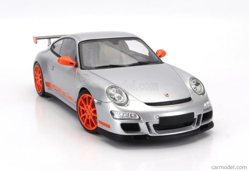 PORSCHE  911 997 GT3 RS COUPE 2007  SILVER RED