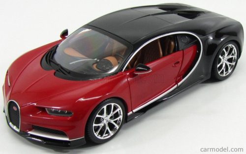 BUGATTI  CHIRON LE PATRON 2016  ITALIAN RED - NOCTURNE BLACK