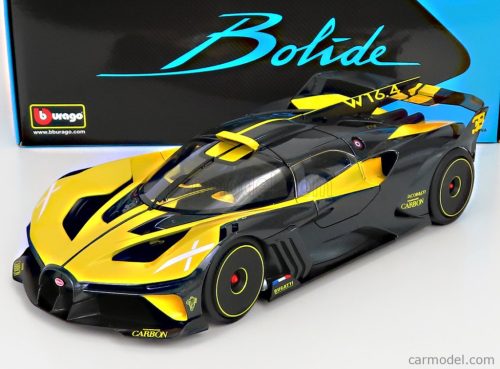 BUGATTI  BOLIDE W16 8.0 FOUR-TURBO 1850hp 500km/h 2020  YELLOW BLACK