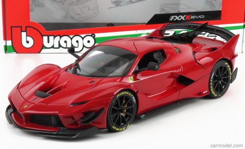 FERRARI  FXX-K EVO HYBRID 6.3 V12 1050hp 2018 - EXCLUSIVE CARMODEL  ROSSO FUOCO - MET RED