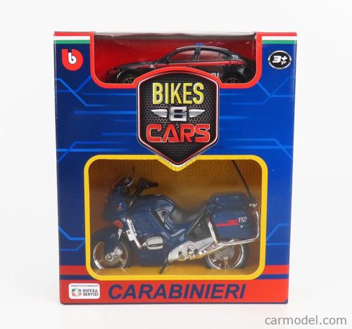 ALFA ROMEO  GIULIA CARABINIERI 2015 + SCALE 1/18 R1100RT CARABINIERI 2001  BLUE