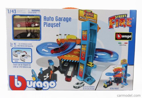 ACCESSORIES  DIORAMA - PARKING PLAYSET GARAGE WITH 2X CARS  VARIOUS