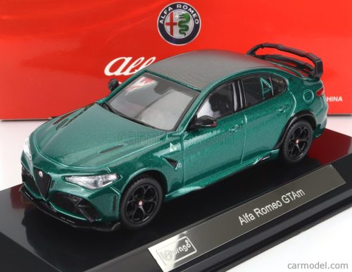 ALFA ROMEO  GIULIA GTAm 2020 - WITH HARD SHOWCASE - EXCLUSIVE CARMODEL  M O N T R E A L GREEN MET